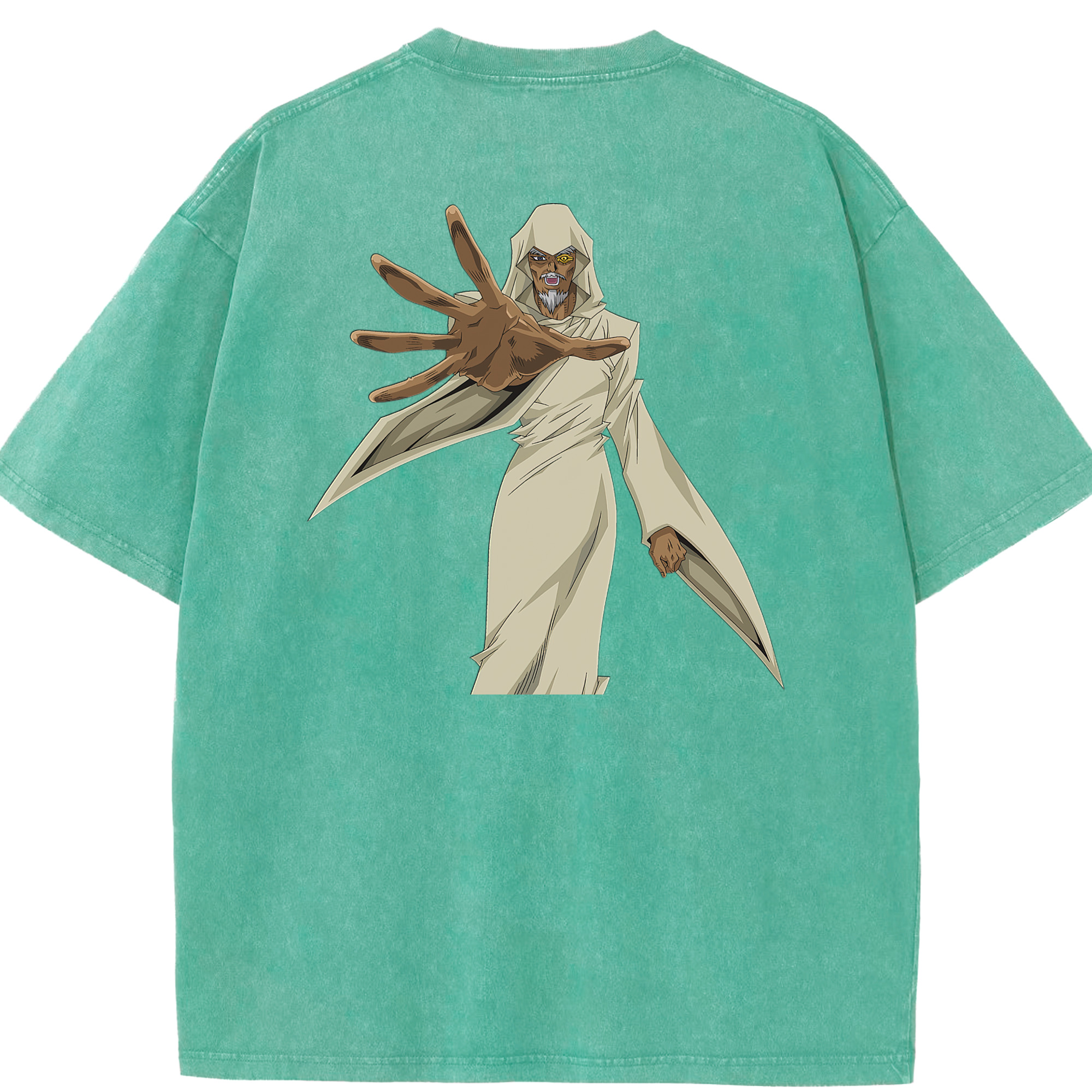 （画像用） 遊☆戯☆王 Yu-Gi-Oh! 綿100% ヴィンテージ風 半袖Tシャツ（背面プリント）
